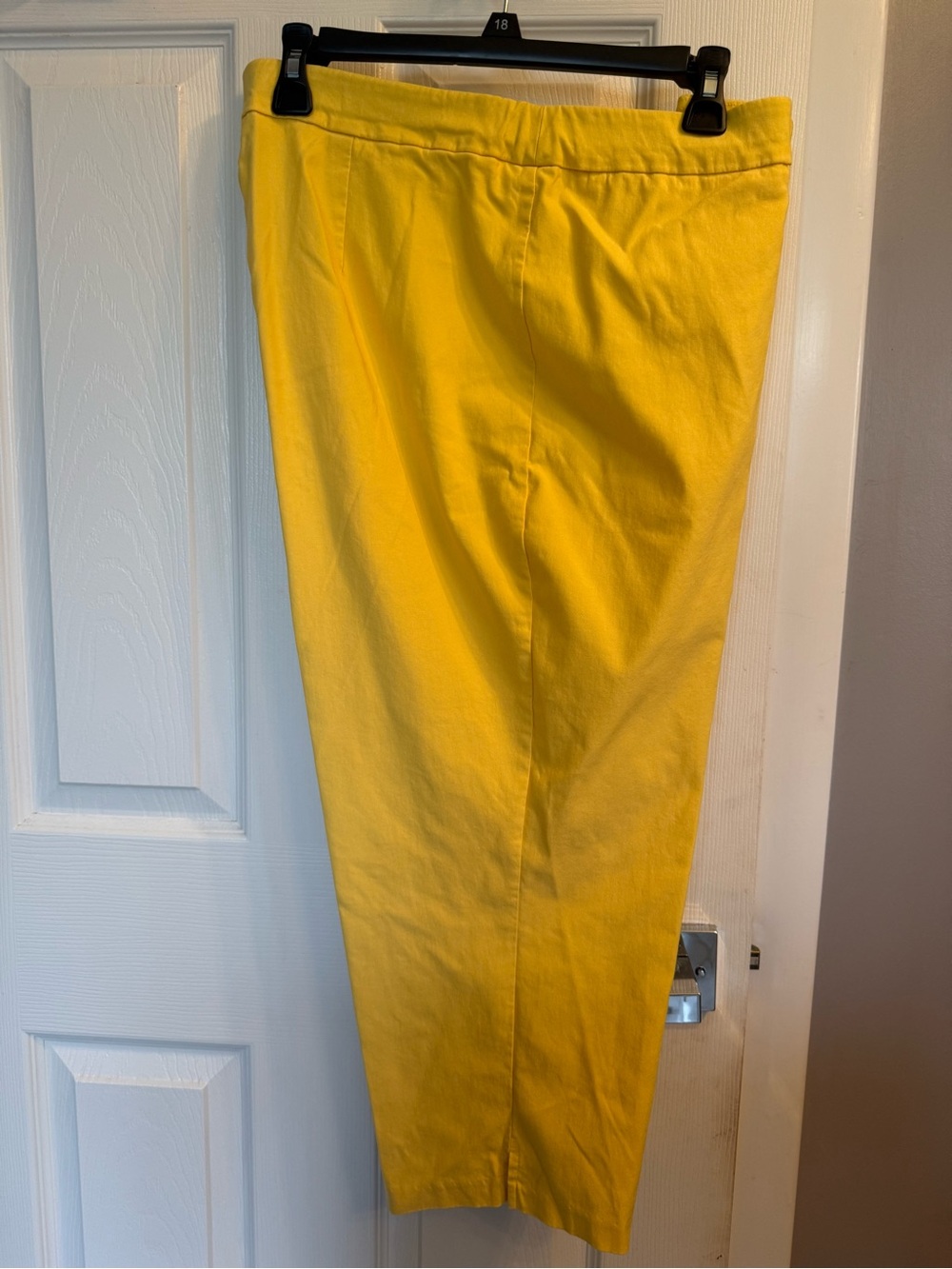 Ashley Stewart Bright Yellow Capris